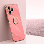 Хибриден гръб със стойка тип пръстен марка XINLI за Realme C53 - червен - 0