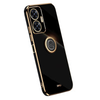 Хибриден гръб със стойка тип пръстен марка XINLI за Realme C55 - черен