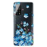 Силиконов гръб за Xiaomi Mi 10T 5G/10T Pro 5G - сини цветя
