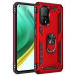 Хибриден гръб със стойка за Xiaomi Mi 10T 5G/10T Pro 5G - червен