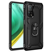 Хибриден гръб със стойка за Xiaomi Mi 10T 5G/10T Pro 5G - черен