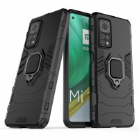 Хибриден гръб със стойка за Xiaomi Mi 10T 5G/10T Pro 5G - черен