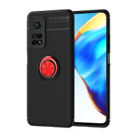 Хибриден гръб с кръгла стойка за Xiaomi Mi 10T 5G/10T Pro 5G - червен