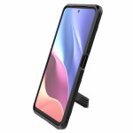Хибриден гръб със стойка за Xiaomi Mi 11i 5G/POCO F3 5G - черен - 3