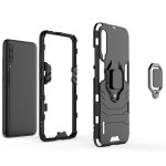 Хибриден гръб със стойка за Xiaomi Mi A3 - черен - 0