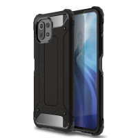 Хибриден гръб за Xiaomi Mi 11 Lite - черен