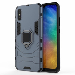 Хибриден гръб със стойка за Xiaomi Redmi 9A - стоманено син