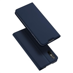 Тънък калъф страничен flip марка DUX DUCIS за Xiaomi Redmi 9A &ndash; тъмно син