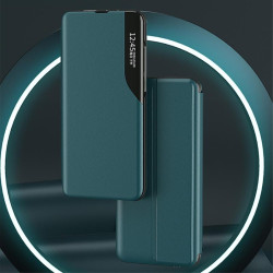 Тънък кожен калъф за Xiaomi Redmi 9A – зелен