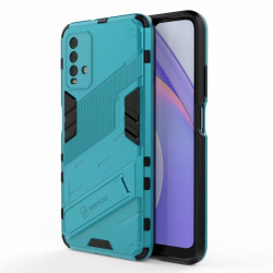 Хибриден гръб със стойка за Xiaomi Redmi 9T - светло син