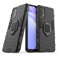 Хибриден гръб със стойка за Xiaomi Redmi 9T - черен