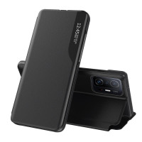 Тънък кожен калъф за Xiaomi 11T 5G/11T Pro – черен