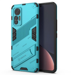 Хибриден гръб със стойка марка BIBERCAS за Xiaomi 12 Lite - светло син