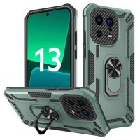 Хибриден гръб със стойка за Xiaomi 13 - зелен