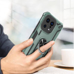 Хибриден гръб със стойка за Xiaomi 13 - зелен - 1