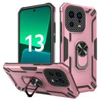 Хибриден гръб със стойка за Xiaomi 13 - розов