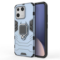 Хибриден гръб със стойка за Xiaomi 13 - стоманено син