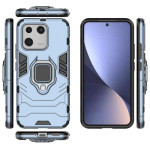 Хибриден гръб със стойка за Xiaomi 13 - стоманено син - 2
