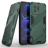 Хибриден гръб със стойка марка BIBERCAS за Xiaomi 13 - зелен металик