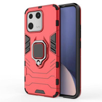Хибриден гръб със стойка за Xiaomi 13 - червен
