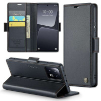 Калъф страничен flip марка CASEME за Xiaomi 13 – черен