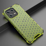Хибриден гръб с ромбоидна шарка за Xiaomi 13 - зелен - 0
