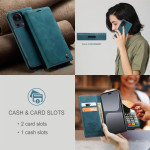 Калъф страничен flip марка CASEME за Xiaomi 13 Lite – тюркоазен - 0