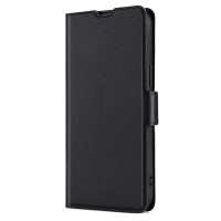 Тънък кожен калъф за Xiaomi 13 Lite – черен