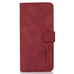 Калъф тип портмоне марка KHAZNEH за Xiaomi 13 Pro - винено червен