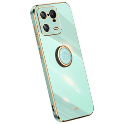 Хибриден гръб със стойка тип пръстен марка XINLI за Xiaomi 13 Pro - зелен