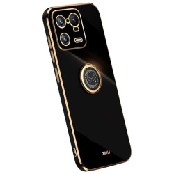Хибриден гръб със стойка тип пръстен марка XINLI за Xiaomi 13 Pro - черен
