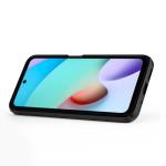 Хибриден гръб със стойка за Xiaomi Redmi 10 - черен - 0