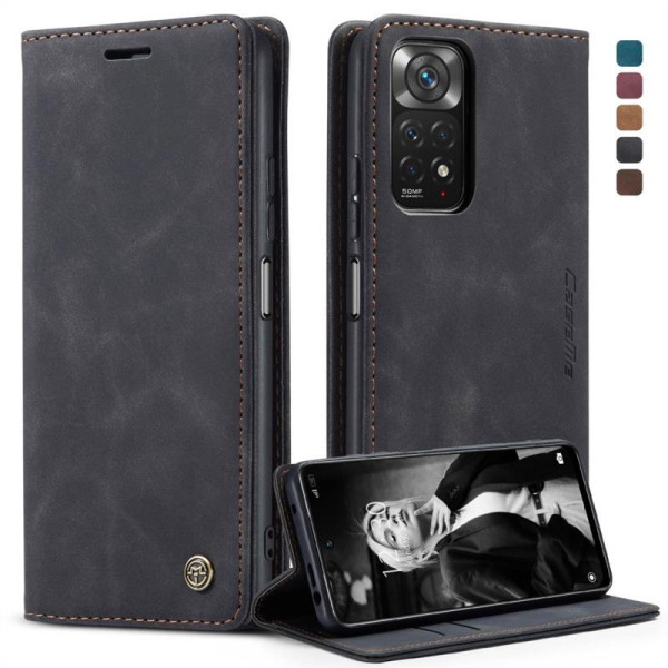 Калъф страничен flip марка CASEME за Xiaomi Redmi Note 11 4G – черен Калъф страничен flip марка CASEME за Xiaomi Redmi Note 11 4G – черен