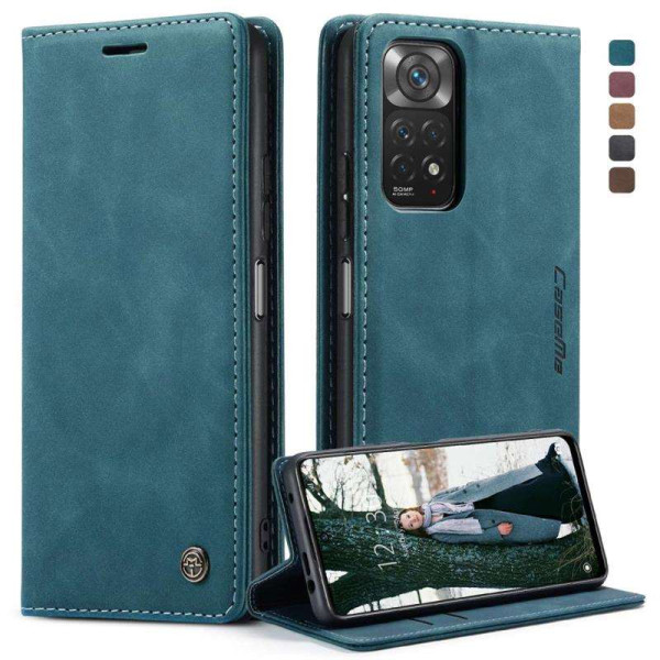 Калъф страничен flip марка CASEME за Xiaomi Redmi Note 11 4G – тюркоазен Калъф страничен flip марка CASEME за Xiaomi Redmi Note 11 4G – тюркоазен