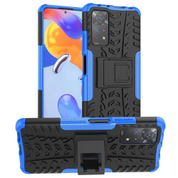 Двупластов гръб със стойка за Xiaomi Redmi Note 11 Pro 5G - син