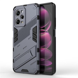 Хибриден гръб със стойка марка BIBERCAS за Xiaomi Redmi Note 12 Pro 5G - сив