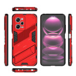 Хибриден гръб със стойка марка BIBERCAS за Xiaomi Redmi Note 12 Pro 5G - червен - 2