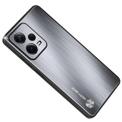 Алуминиев гръб за Xiaomi Redmi Note 12 Pro 5G - сребрист