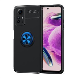 Хибриден гръб с кръгла стойка за Xiaomi Redmi Note 12S - син