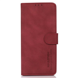 Калъф тип портмоне марка KHAZNEH за Xiaomi Note 12S - винено червен