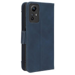 Кожен калъф тип портмоне с магнитна закопчалка за Xiaomi Redmi Note 12S - тъмно син - 2 Кожен калъф тип портмоне с магнитна закопчалка за Xiaomi Redmi Note 12S - тъмно син - 2