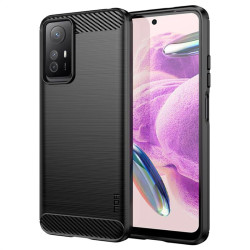 Силиконов гръб марка MOFI за Xiaomi Redmi Note 12S - черен