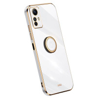 Хибриден гръб със стойка тип пръстен марка XINLI за Xiaomi Redmi Note 12S - бял