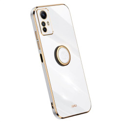 Хибриден гръб със стойка тип пръстен марка XINLI за Xiaomi Redmi Note 12S - бял