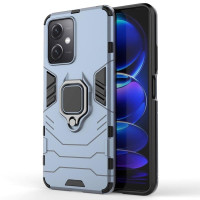 Хибриден гръб със стойка за Xiaomi Redmi Note 12 5G - стоманено син