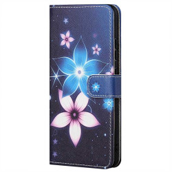 Калъф тип портмоне за POCO M4 Pro - две цветя