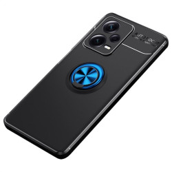 Хибриден гръб с кръгла стойка за Xiaomi Redmi Note 12 Pro+ 5G - син