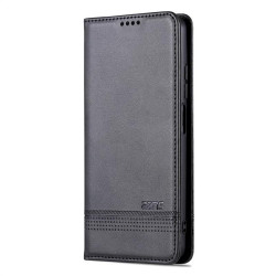 Кожен калъф страничен flip марка AZNS за Xiaomi Redmi Note 12 Pro+ 5G – черен