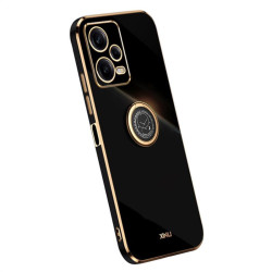 Хибриден гръб със стойка тип пръстен марка XINLI за Xiaomi Redmi Note 12 Pro+ 5G - черен