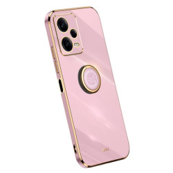 Хибриден гръб със стойка тип пръстен марка XINLI за Xiaomi Redmi Note 12 Pro+ 5G - лилав